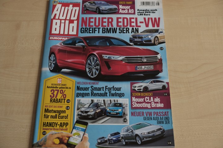 Deckblatt Auto Bild (48/2014)